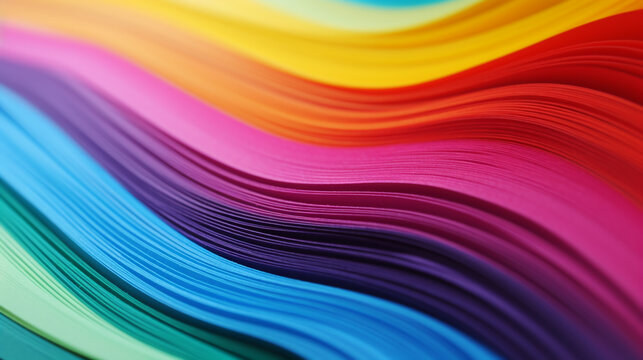 Plain paper full of rainbow colors wallpaper, background