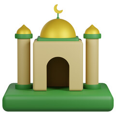 3D Mosque Illustration