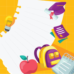 Education illustration design. Vector design