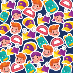 Pattern background education school