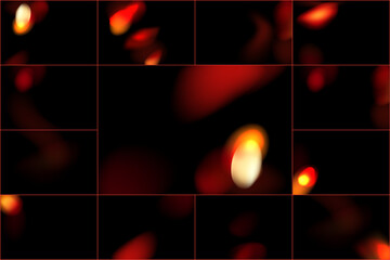 cinematic bokeh photography sun light effects neon overlay realistic optical sun ray effects golden vector