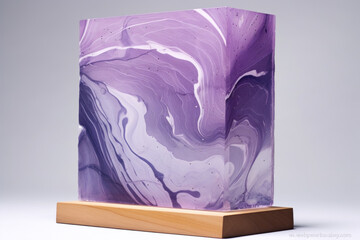 Purple block stone amethyst.