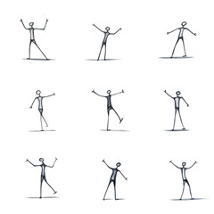 silhouettes of people