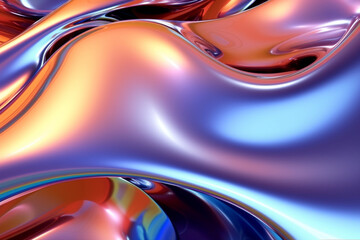 Abstract Metalic 3D Background 