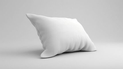 pillow realistic isolated 8k white background.Generative AI