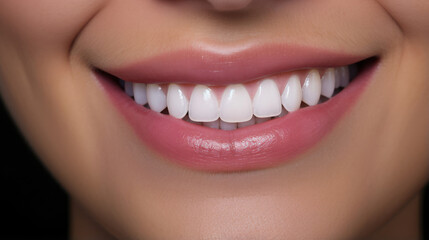 A patient receiving a porcelain veneer for a flawless smile