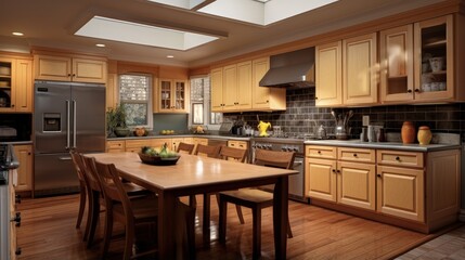 New kitchen with installed view of improved kitchen remodel