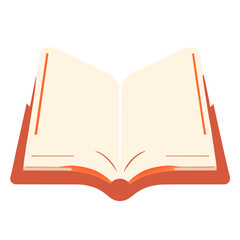 open book isolated on white