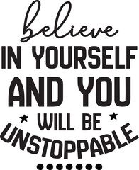 Motivational svg design