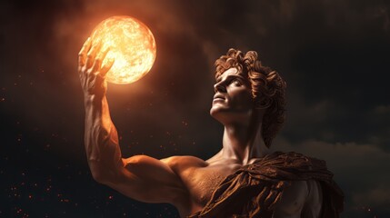 Mercury - The roman god of financial gain.generative ai
 - obrazy, fototapety, plakaty