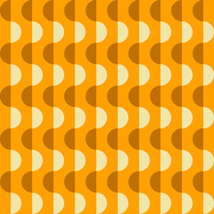 Abstract small with yellow color half circles seamless pattern for web, print, textile, wallpaper, gift wrapping paper and other.