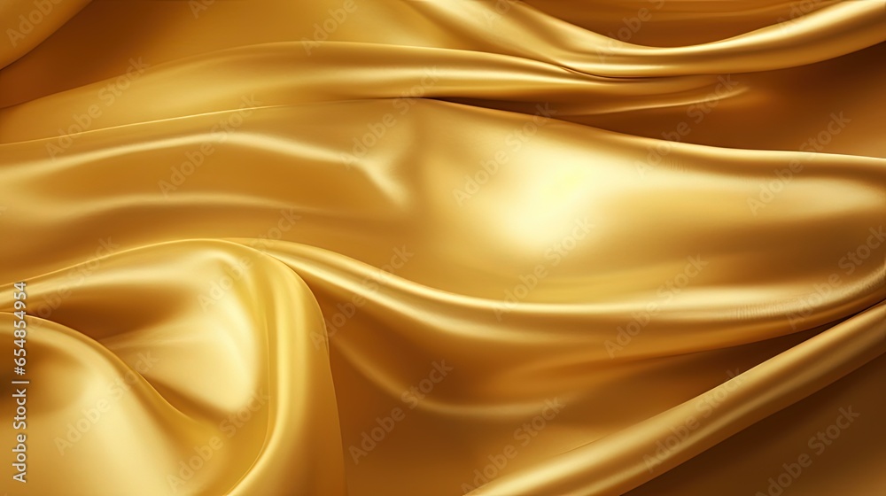 Poster luxurious gold fabric backdrop with space for text