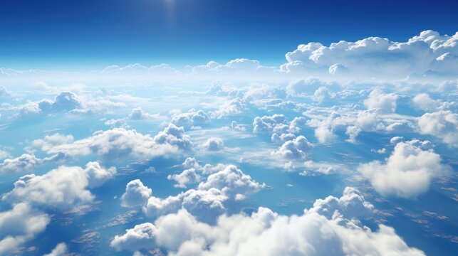 Sky with clouds UHD wallpaper Stock Photographic Image