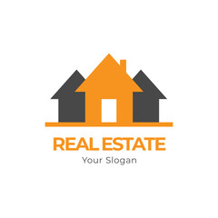 Real Estate Logo Badge Design Template