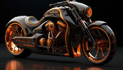 Tuinposter Motorcycle © MH Art