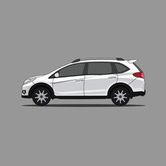 REALISTIC SUV CARS. VECTOR ILLUSTRATION. CITY TRANSPORTATION.