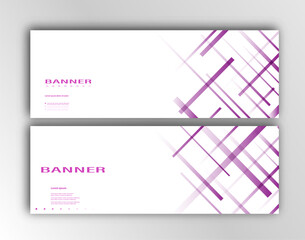set of patterns with geometric intersecting elements for banners, covers and simple backgrounds in a minimalist style