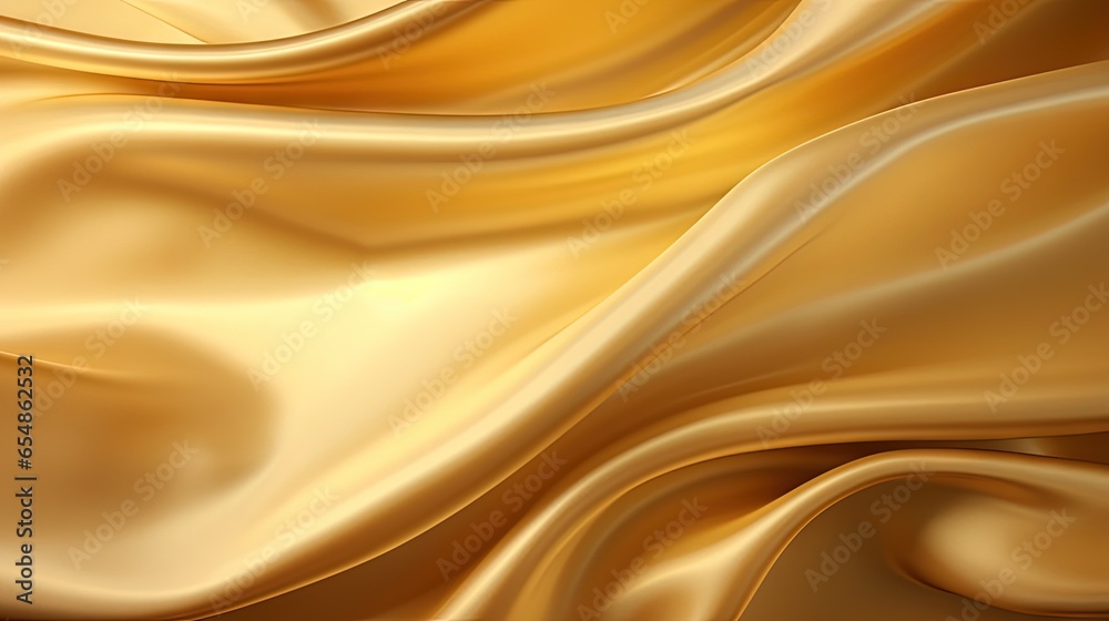 Poster luxurious gold fabric backdrop with space for text