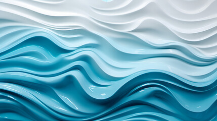 abstract blue waves background pattern