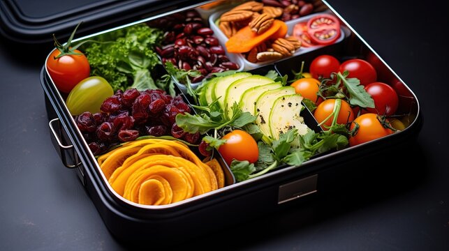 Meal prepping for the week with a variety of healthy ingredients