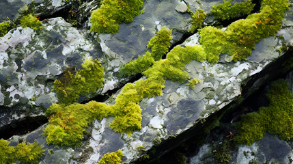 Obraz premium moss on stone