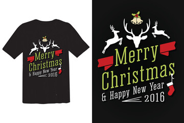  Christmas Day T-Shirt Design. I can't santa vector