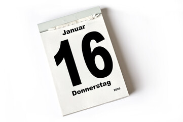 16. Januar 2025