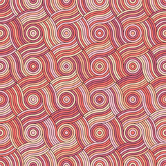 Seamless abstract ornament of smooth lines. Template for packaging, clothing, covers, textiles and creative ideas.