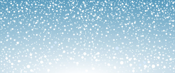 Blue sky background, snow.
Vector illustration for cover, banner, poster, web and packaging.