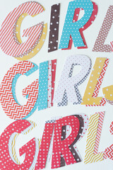 vivid poster featuring the word 