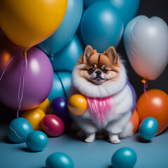 Pomeranian Photography, generative ai