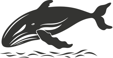 Humpback whale icon