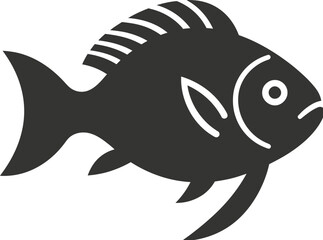 Halibut fish icon