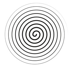 Fototapeta premium Spiral circle. Abstract circle. graphic design vector illustration. circle swirl. Circle black. vortex icons. Hurricane. motion twirl twist curve rotation spin. geometric shape