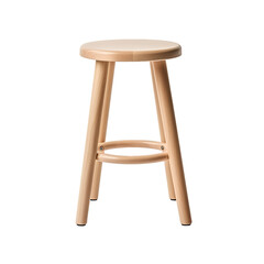 Close up of a stool isolated on transparent or white background