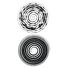 Spiral circle. Abstract circle.  graphic design vector illustration. circle swirl. Circle black. vortex icons. Hurricane. motion twirl twist curve rotation spin. geometric shape