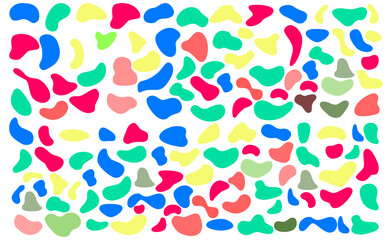 fluid liquids. Blob-shaped organic set. black color cube drops simple shapes. Pebble, inkblot, drops, and stone silhouettes. Collection of paint liquid black blotch spot irregular form. vector