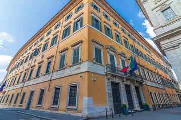 Palazzo Madama in Rome, seat of the Senate of the Italian Republic