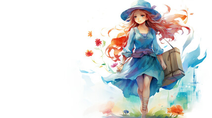Obraz na płótnie Canvas Girl Fairytale character