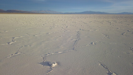 Famous salt flats in northwestern Argentina