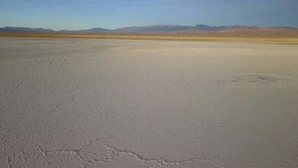 Famous salt flats in northwestern Argentina