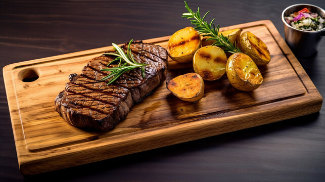 Flavorful Grilled Meat and Saut&eacute;ed Veggies