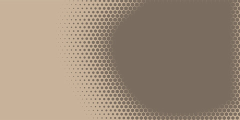 Geometric abstract Hexagon Two Color Background