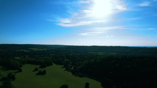 Scenic view of the contryside in UK
