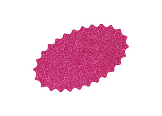 Pink glitter sale sticker, price tag, starburst, sunburst