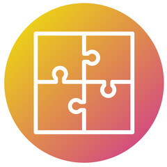 Puzzle Vector Icon Design Illustration