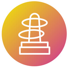 Ring Vector Icon Design Illustration