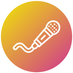 Microphone Vector Icon Design Illustration