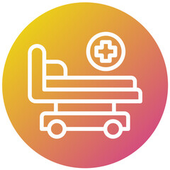 Bed Vector Icon Design Illustration