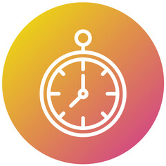 Clock Vector Icon Design Illustration